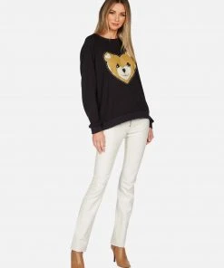 Lauren Moshi Long Sleeve Noleta Heart Teddy