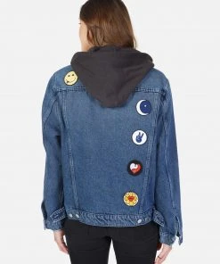 Lauren Moshi Stevie Hippie Peace Love Long Sleeve