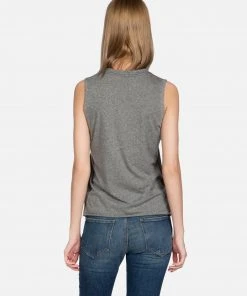 Lauren Moshi Tanks Kinzington Inner Peace Sign