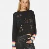 Lauren Moshi Janelle Crystal Stars Long Sleeve
