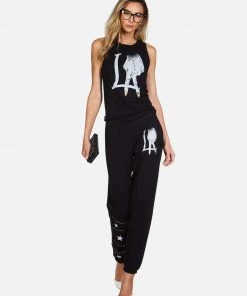 Lauren Moshi Brynn LA Peace Finger Bottoms