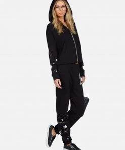 Lauren Moshi Brynn LA Peace Finger Bottoms