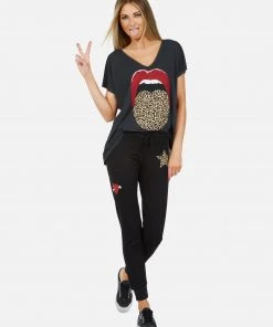 Lauren Moshi Bottoms Jess Leopard Star 13 Lauren Moshi Bottoms Jess Leopard Star