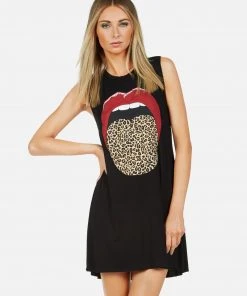 Lauren Moshi Collections Deanna Leopard Tongue