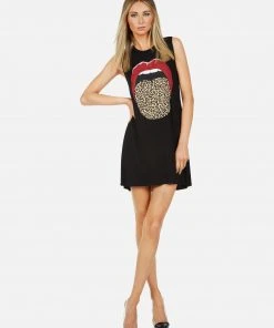 Lauren Moshi Collections Deanna Leopard Tongue