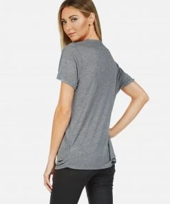 Lauren Moshi Short Sleeve Capri Leopard Tongue