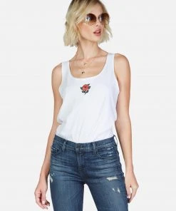 Lauren Moshi Magnolia Lightning Stem Rose Tanks