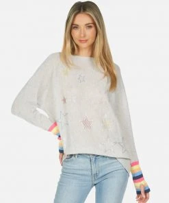 Lauren Moshi Lucinda Crystal Stars Long Sleeve