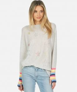 Lauren Moshi Lucinda Crystal Stars Long Sleeve