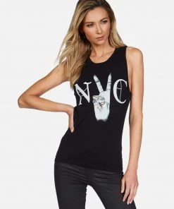 Lauren Moshi Tanks Ashlin NYC Peace Hand