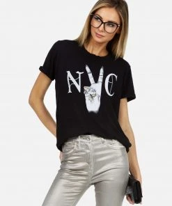 Lauren Moshi X Edda NYC Peace Hand Tops