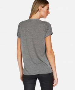 Lauren Moshi Short Sleeve Capri Peace Love Skull