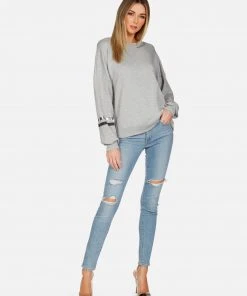 Lauren Moshi Long Sleeve Sierra Peace Sign Hand 9 Lauren Moshi Long Sleeve Sierra Peace Sign Hand