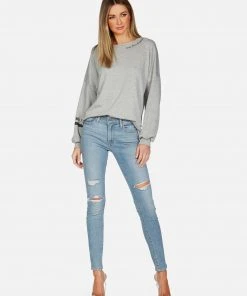 Lauren Moshi Long Sleeve Sierra Peace Sign Hand 12 Lauren Moshi Long Sleeve Sierra Peace Sign Hand