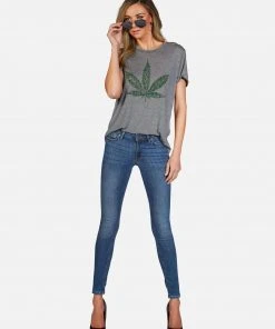 Lauren Moshi Capri Pot Leaf LAST CALL