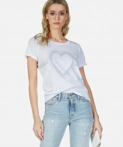 Lauren Moshi Edda Rainbow Heart Outline