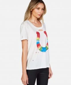 Lauren Moshi Myra Rainbow Horseshoe