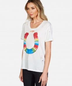 Lauren Moshi Myra Rainbow Horseshoe