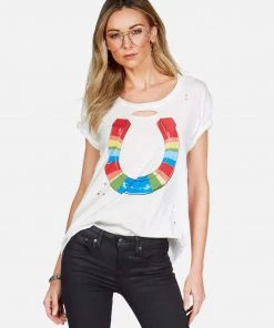 Lauren Moshi Myra Rainbow Horseshoe