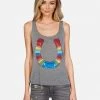 Lauren Moshi Tanks Julianna Rainbow Horseshoe