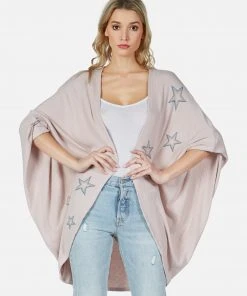 Lauren Moshi Tops Isla Rainbow Outline Stars