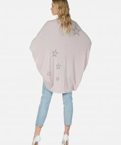 Lauren Moshi Tops Isla Rainbow Outline Stars