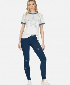 Lauren Moshi Bottoms Aaliyah Rainbow Star Outline