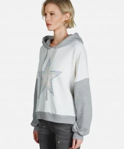 Lauren Moshi Ellie Rainbow Star Outline Outerwear
