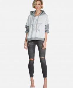 Lauren Moshi Ellie Rainbow Star Outline Outerwear