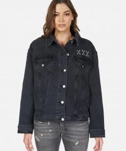 Lauren Moshi Spencer Skull Bone Eye Long Sleeve