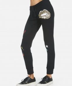 Lauren Moshi Bottoms Jess Leopard Lip
