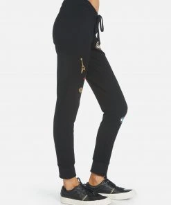 Lauren Moshi Bottoms Jess Leopard Lip