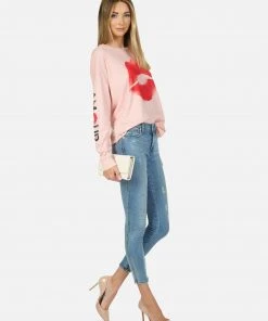 Lauren Moshi Luella Spray Kiss Long Sleeve