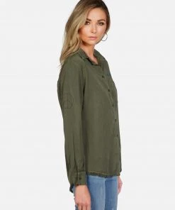 Lauren Moshi Long Sleeve Sloane Spray Happyface