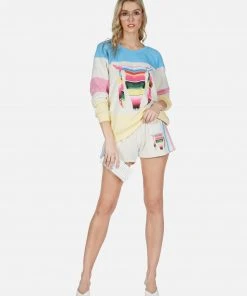 Lauren Moshi LAST CALL Erica Striped Bull