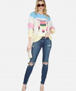 Lauren Moshi LAST CALL Erica Striped Bull