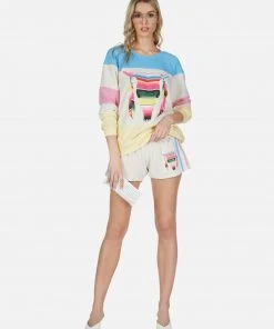 Lauren Moshi Shanda Striped Bull