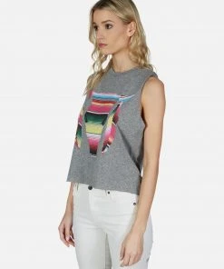 Lauren Moshi Kinzington Striped Bull