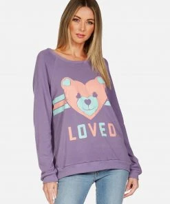 Lauren Moshi LAST CALL Noleta Striped Heart Teddy