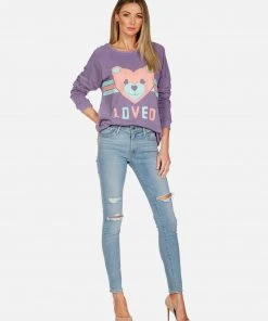 Lauren Moshi LAST CALL Noleta Striped Heart Teddy 9 Lauren Moshi LAST CALL Noleta Striped Heart Teddy