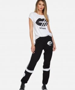 Lauren Moshi Croft Striped Mouth Kisses LAST CALL