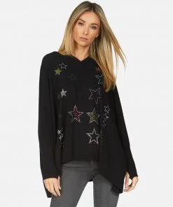 Lauren Moshi Long Sleeve Wilma Crystal Stars
