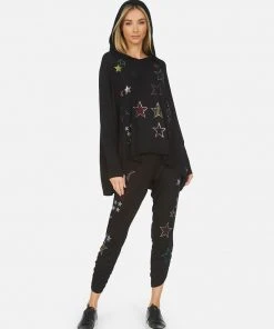 Lauren Moshi Long Sleeve Wilma Crystal Stars