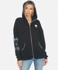 Lauren Moshi Hoodies Koa Music Skull