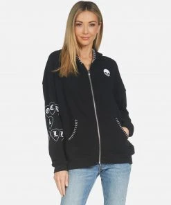Lauren Moshi Hoodies Koa Music Skull