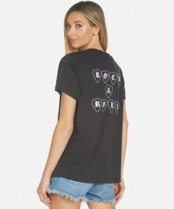 Lauren Moshi Wolf Music Skull Short Sleeve