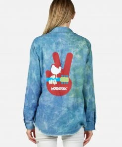 Lauren Moshi X Woodstock Long Sleeve Sloane Woodstock Peace