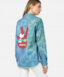 Lauren Moshi X Woodstock Long Sleeve Sloane Woodstock Peace