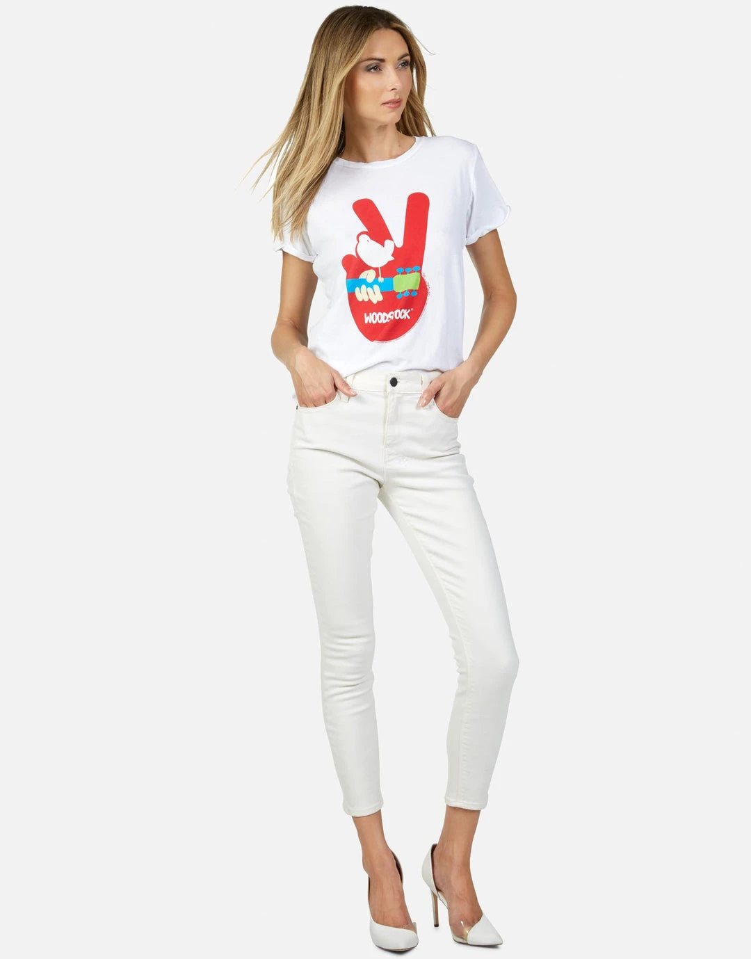 Lauren Moshi X Woodstock Edda Woodstock Peace Short Sleeve 2 Lauren Moshi X Woodstock Edda Woodstock Peace Short Sleeve