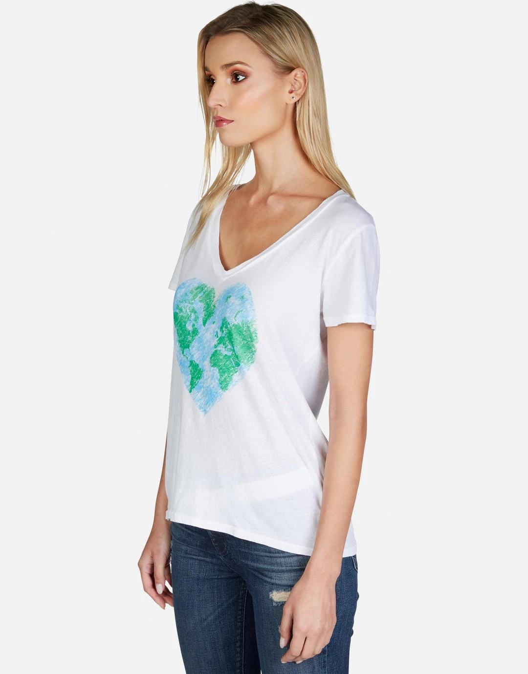 Lauren Moshi Short Sleeve Cruz World Love 6 Lauren Moshi Short Sleeve Cruz World Love